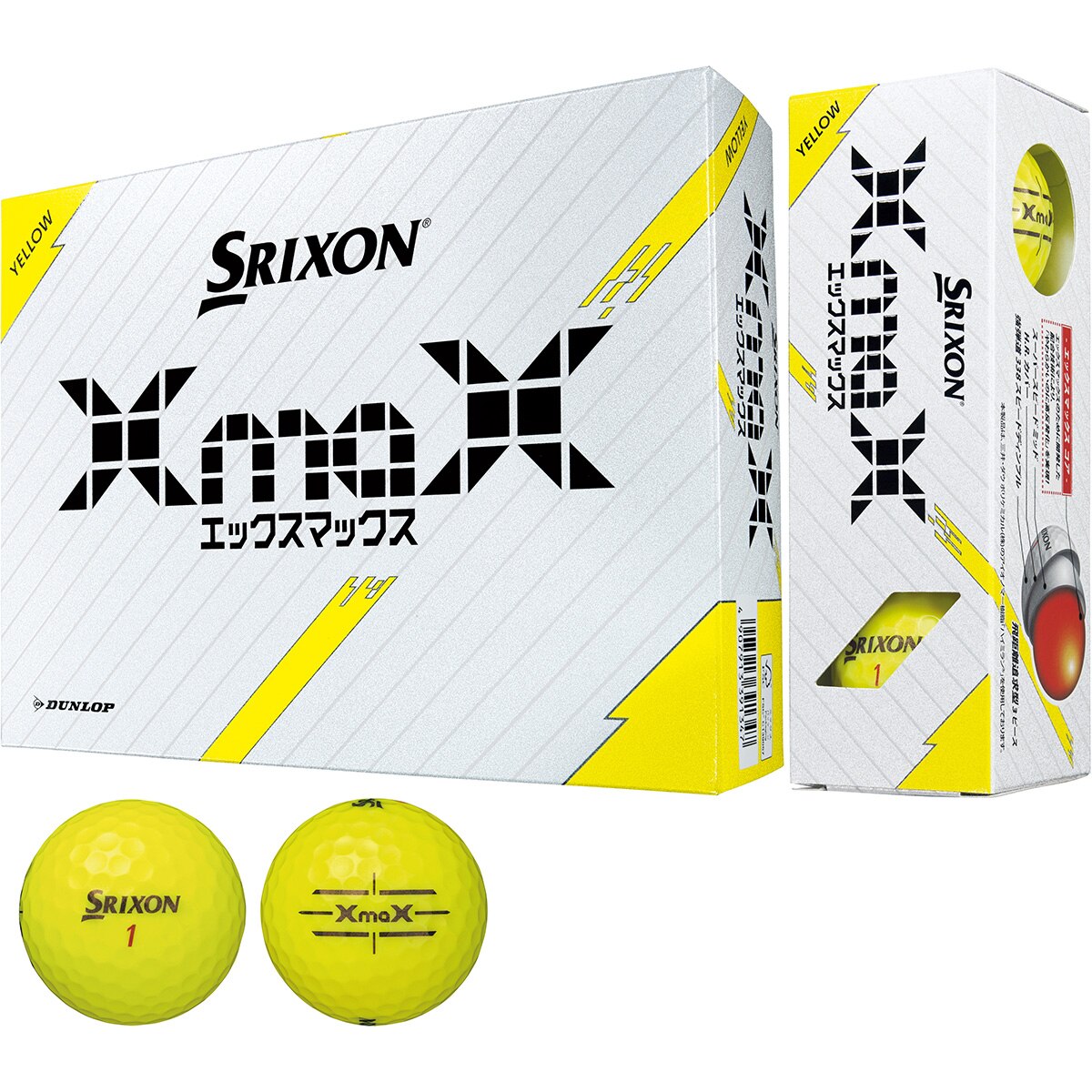 SRIXON xmax ゴルフボール 3ダース X MAX ボール 3ダースセット(ボール（新品）)|SRIXON(ダンロップ