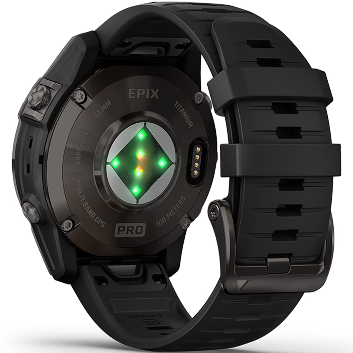 レビューの多い高評価商品特集！ (Gen Pro epix 2) DLC／Black Gray Carbon Ti Sapphire 47mm ラウンド用品・アクセサリー