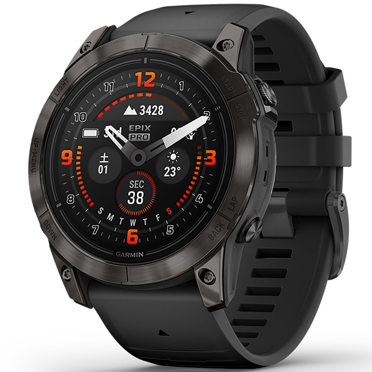 epix Pro (Gen 2) 51mm Sapphire Ti Carbon Gray DLC／Black