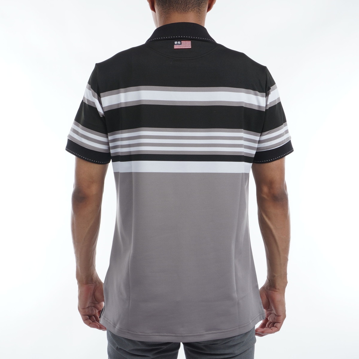 セール・アウトレット】マリンストライプ 半袖ポロシャツ(半袖