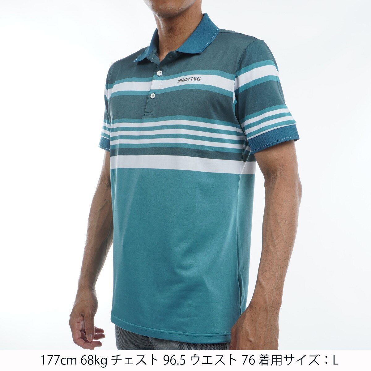 セール・アウトレット】マリンストライプ 半袖ポロシャツ(半袖シャツ