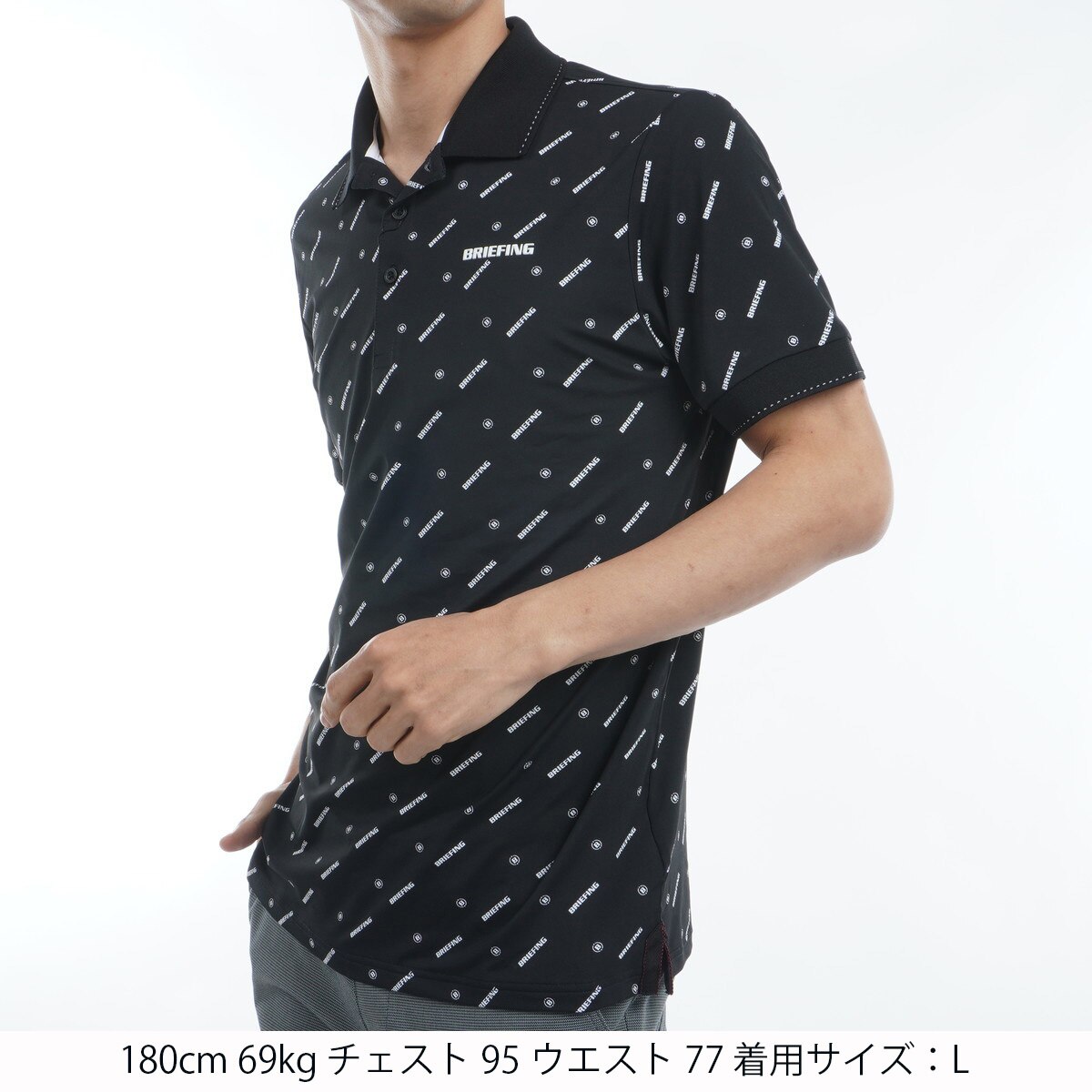 BRIEFING半袖シャツMonogram POLO (BRG241M64) COGWZ-H26342AAB_00.jpg?crop=
