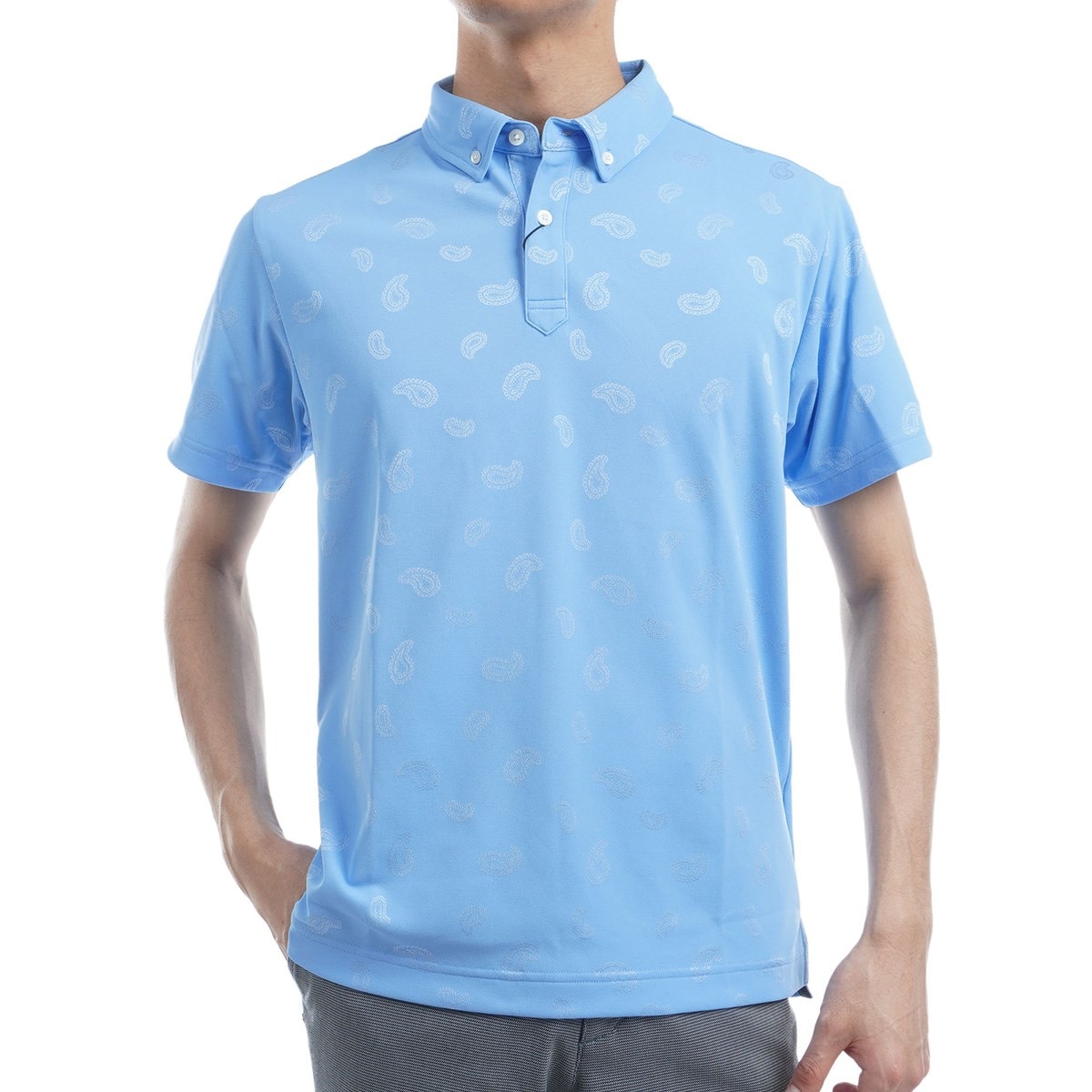 ストレッチ ペイズリージャカード ボタンダウン半袖ポロシャツ(半袖シャツ・ポロシャツ)|TITLEIST(タイトリスト) TLPMS120Jの通販 -  GDOゴルフショップ(0000740472)