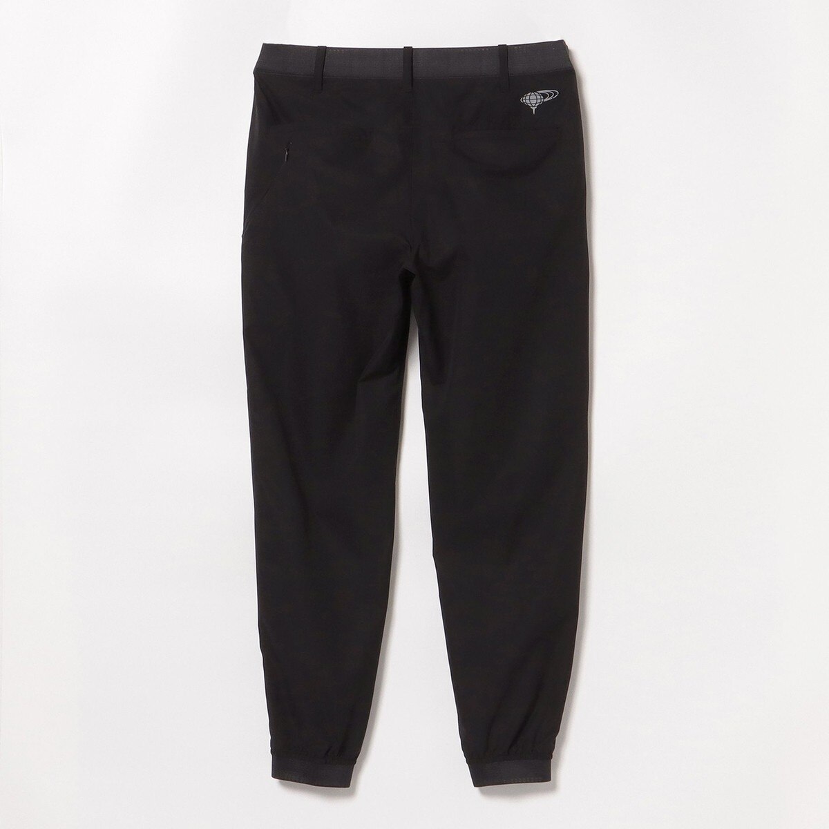 美品BEAMS GOLF ビームス ゴルフ 撥水 ジョガー パンツ 黒 L BEAMS GOLF ORANGE LABEL 撥水ストレッチ 裾ゴム ジョガーパンツ