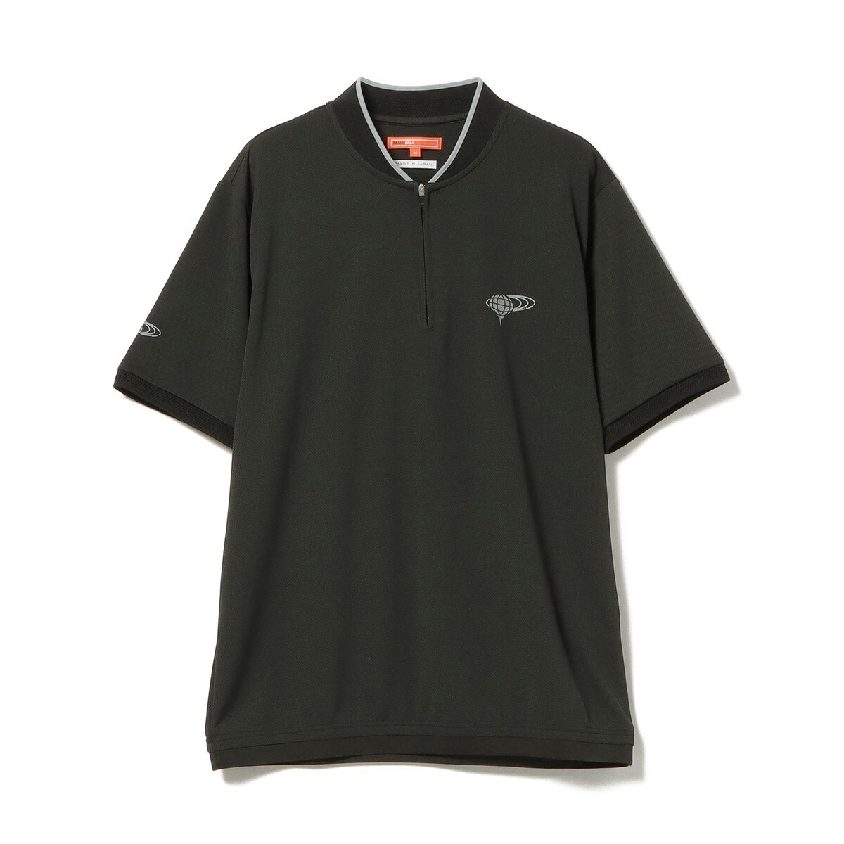 BEAMS GOLF ORANGE LABEL ブレードカラー ハーフジップ ニット