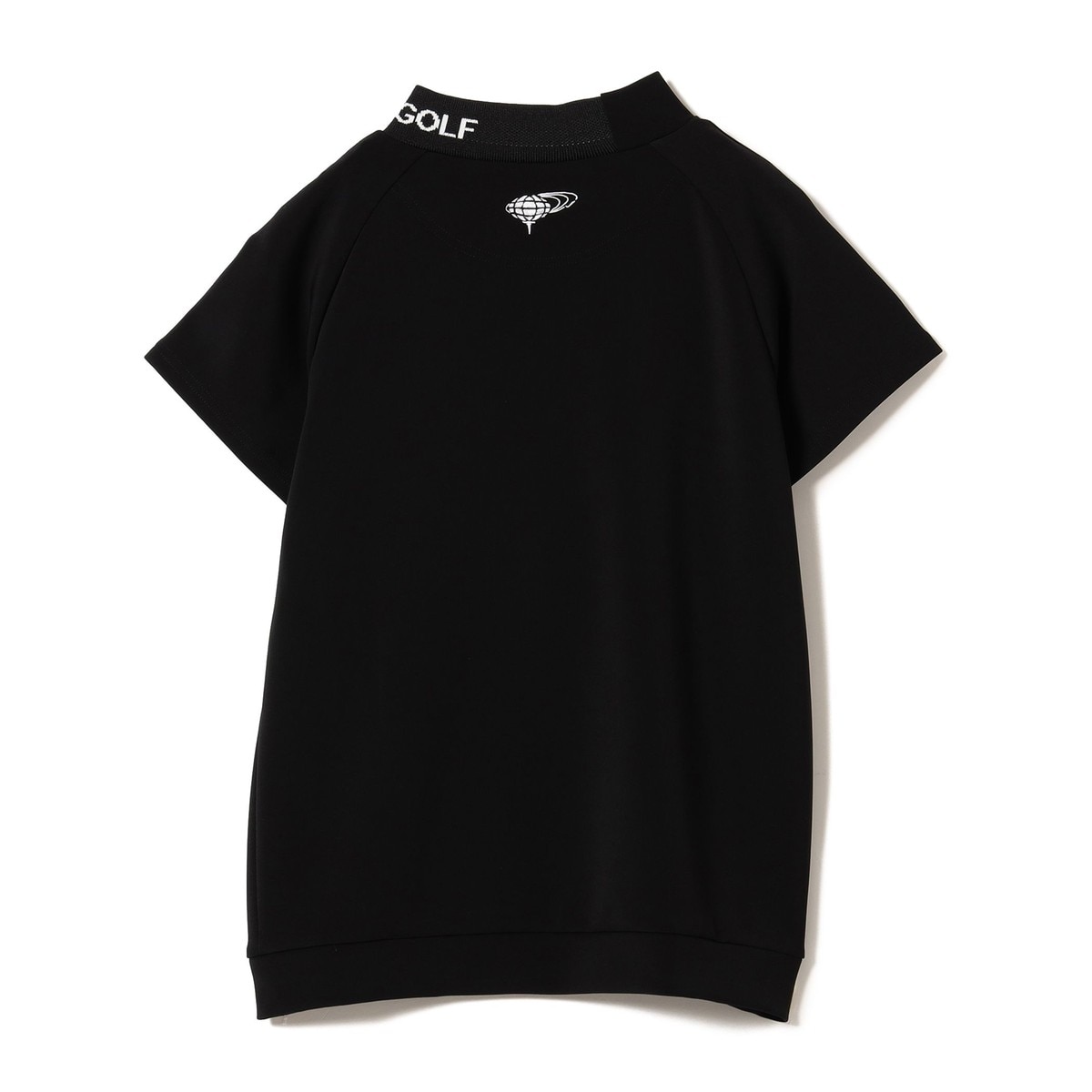 BEAMS GOLF ORANGE LABEL サイドロゴ モックネックシャツ レディス