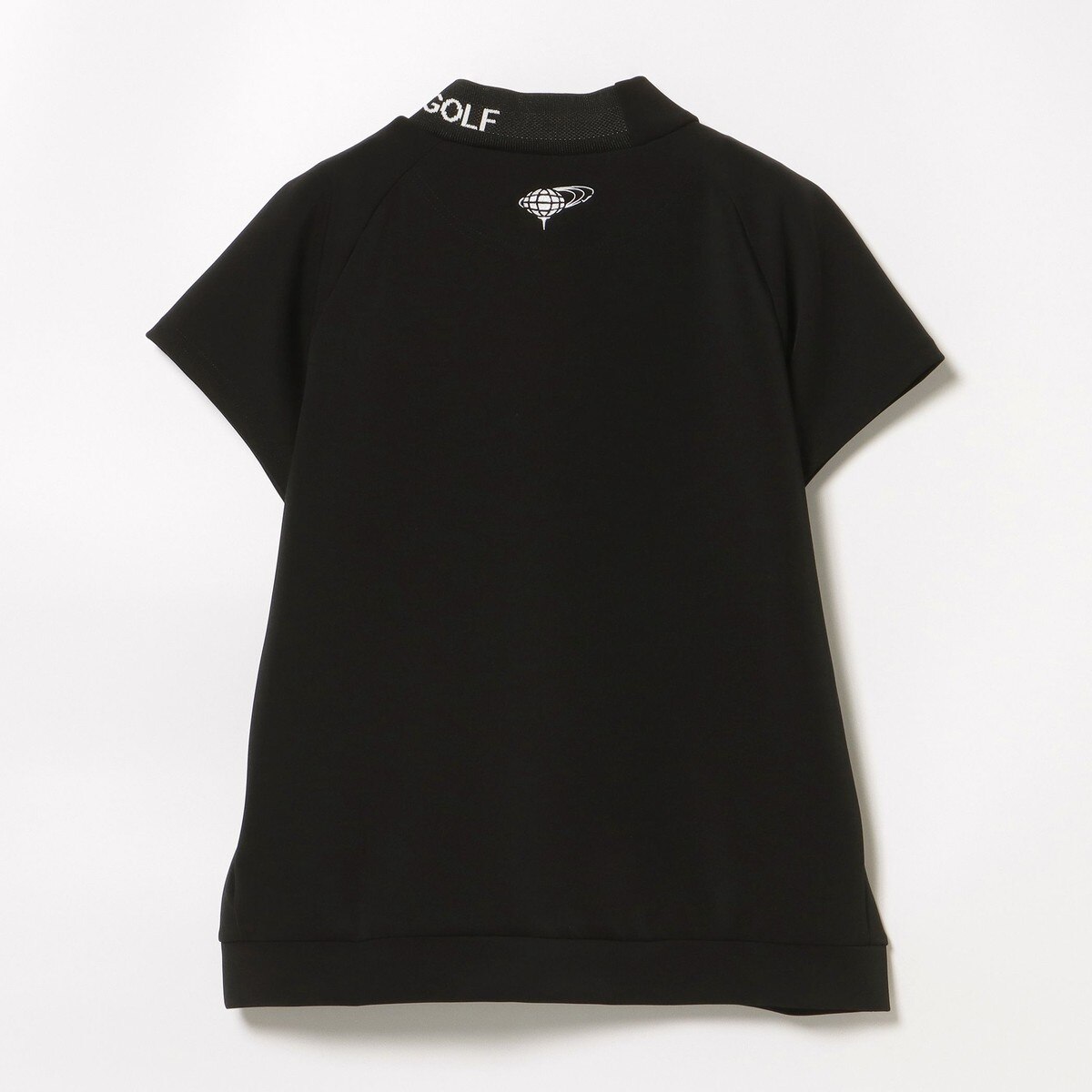 BEAMS GOLF ORANGE LABEL サイドロゴ モックネックシャツ