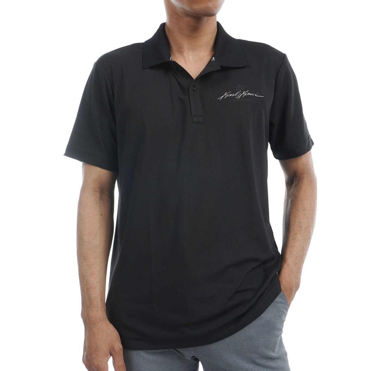 UVカット ドライビクトリアハート メタルシート半袖ポロシャツ(半袖