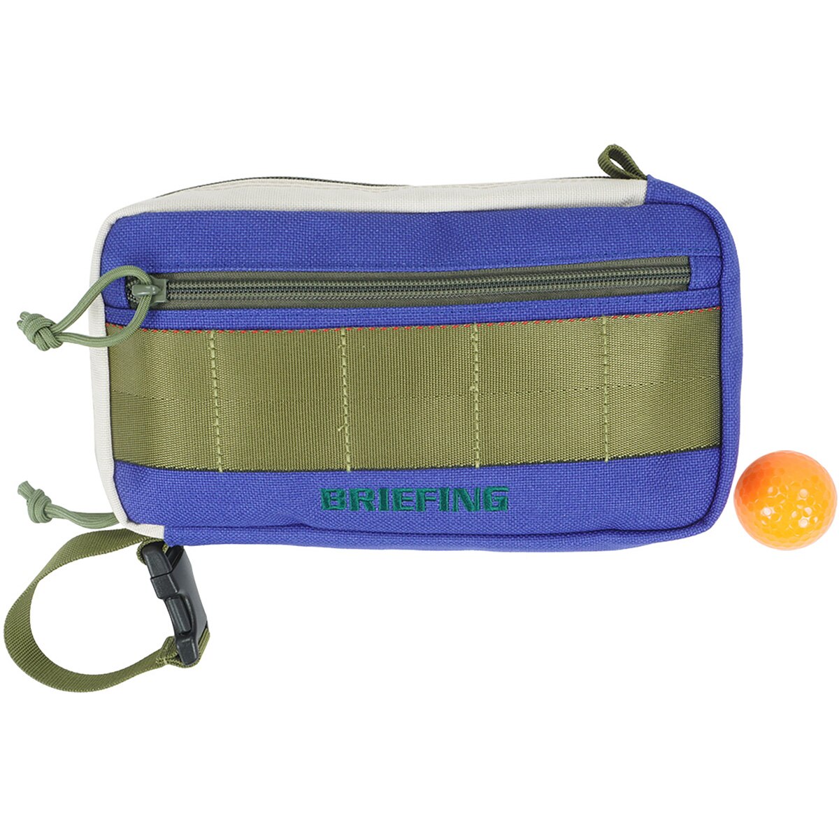 【美品】ブリーフィングBRIEFING ラウンドポーチ BRIEFING GOLF 最大37%☆8/24まで 日本正規品 ブリーフィング