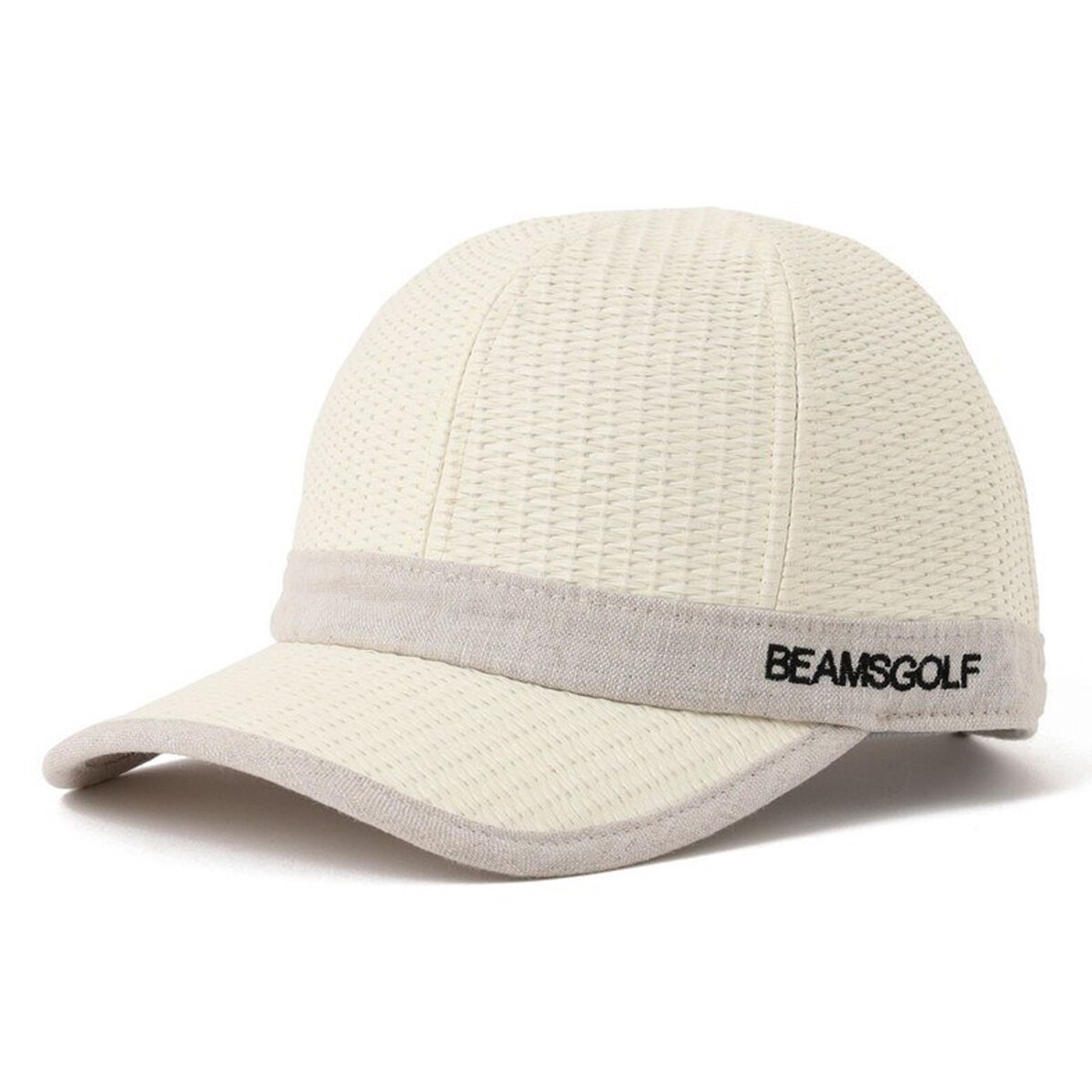 新品、未使用BEAMS GOLF キャップ ホワイト/グレー BEAMS GOLF キャップ 帽子 「WOMEN」BEAMS / バッククロス