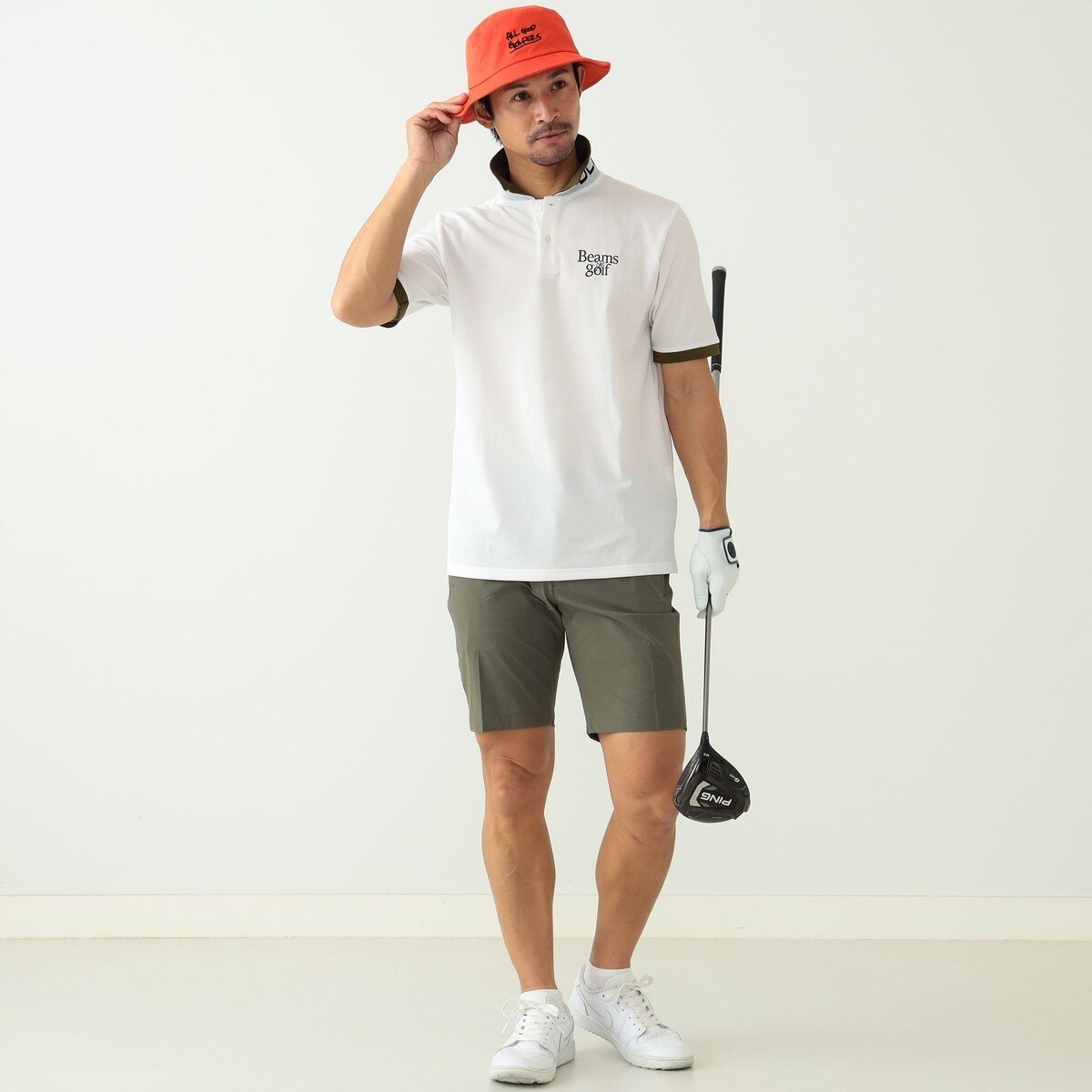 BEAMS GOLF（ビームス ゴルフ）〈MEN〉 ORANGE LABEL / 襟裏ジャ