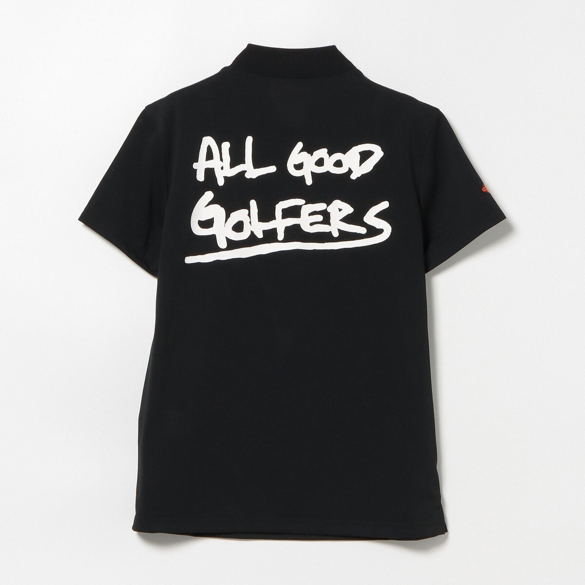 BEAMS GOLF別注ALL GOOD FLOWERS モックネックシャツ ALL GOOD FLOWERS × BEAMS GOLF 別注 バッグロゴ モックネック