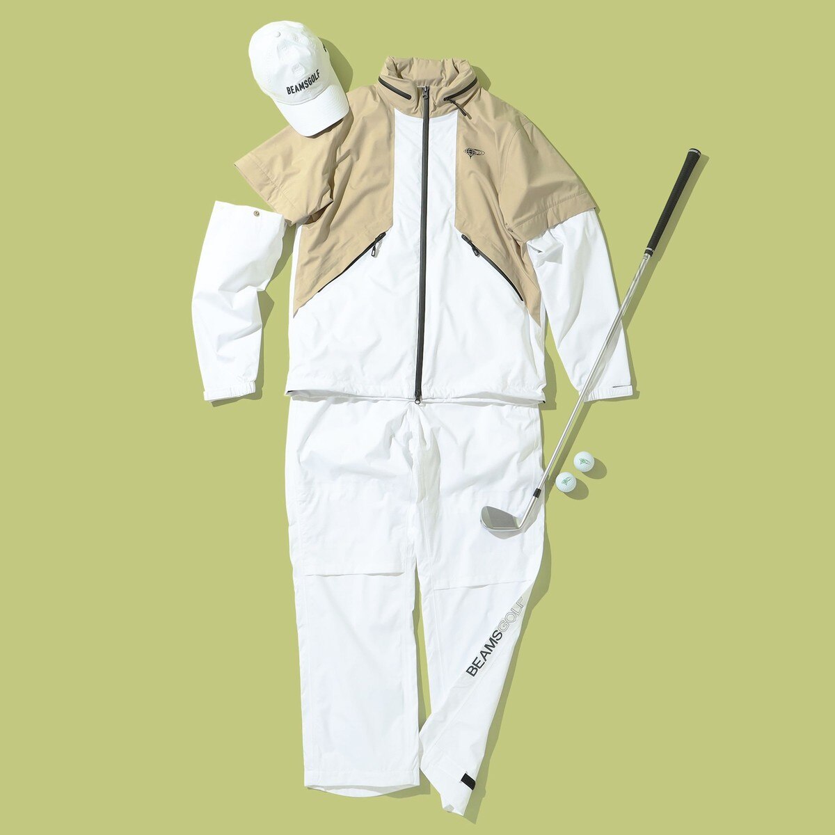 ORANGE LABEL 2WAY 撥水レインブルゾン(レインウェア)|BEAMS GOLF