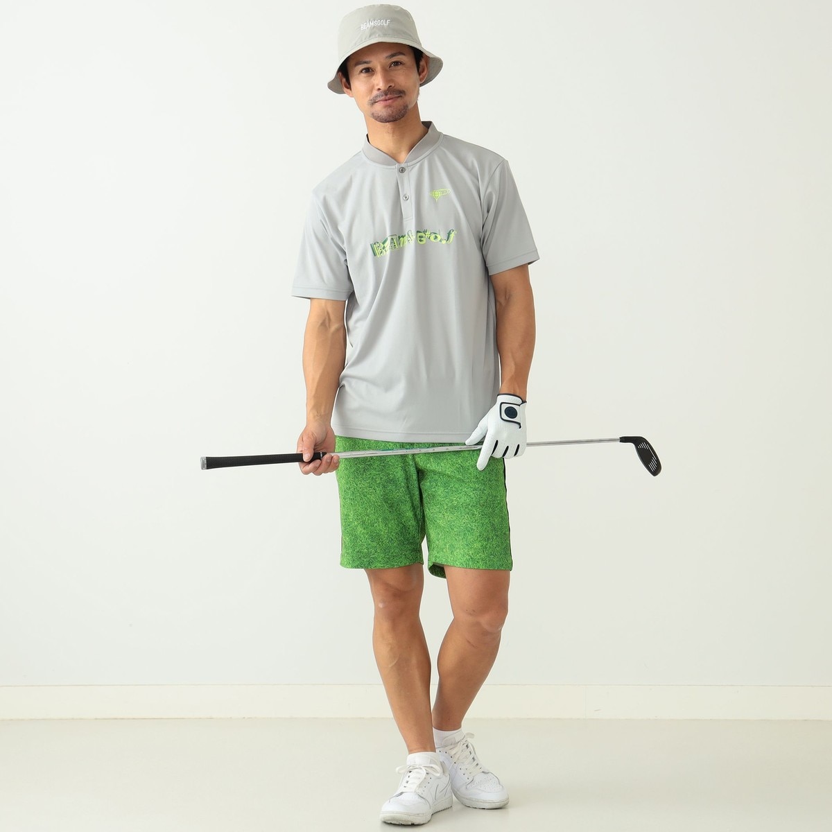 【新品】BEAMS GOLF ターフ プリント ショーツ（Ｌ） 新品】BEAMS GOLF ターフ プリント ショーツ（L） BEAMS GOLF