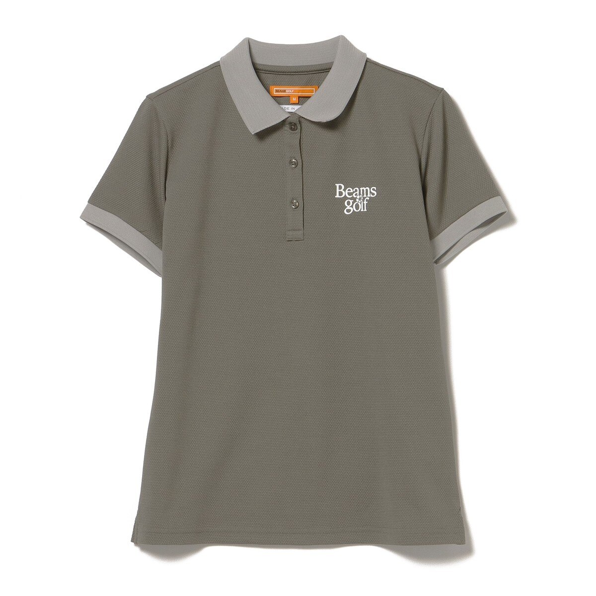 BEAMS GOLF ORANGE LABEL 襟裏 ジャカード ポロシャツ 24SS