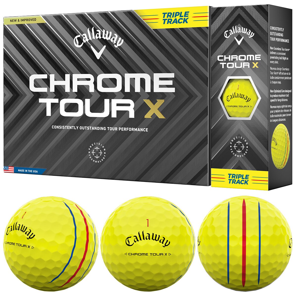 CHROME TOUR X 24 トリプル・トラック ボール 35ダースセット