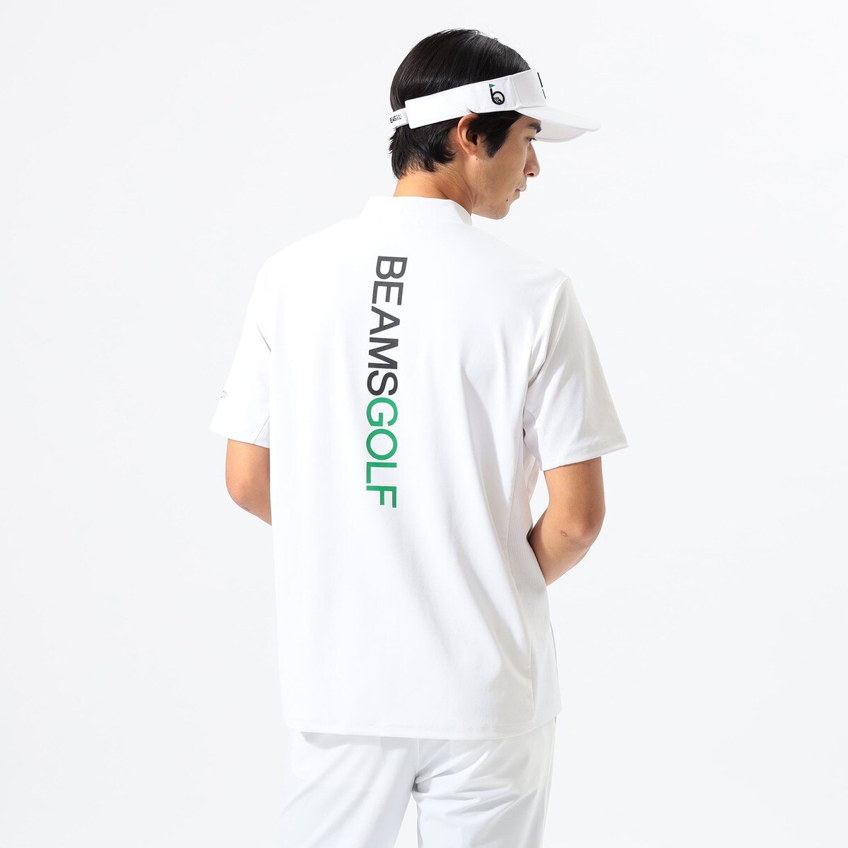 BEAMS GOLF ORANGE LABEL USシリーズ モックネックシャツ(半袖