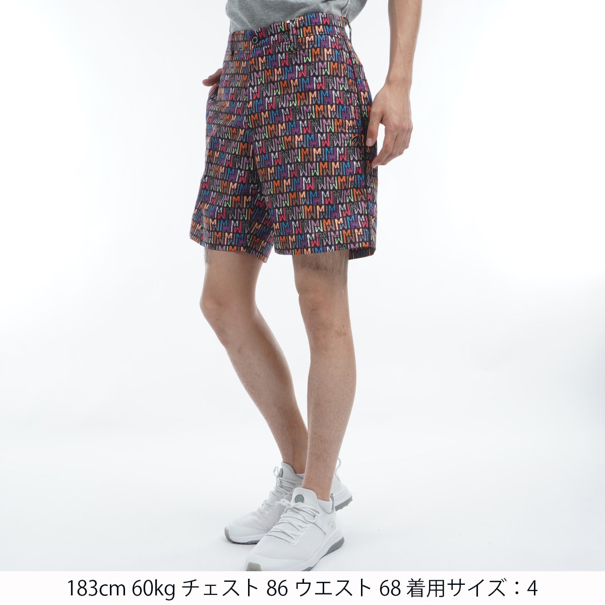 アウトレット】ストレッチジャカード 柄 ショートパンツ(ハーフパンツ