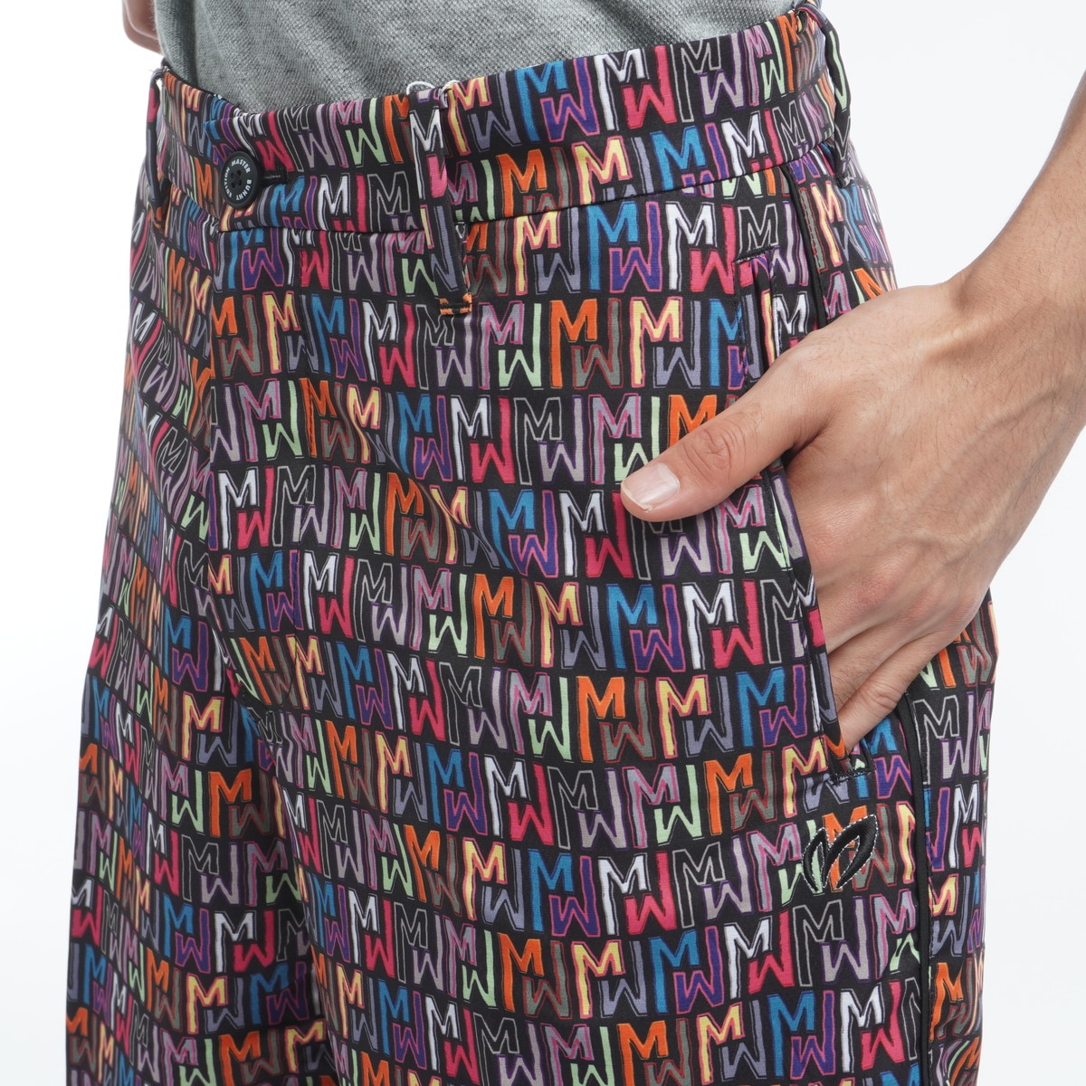 アウトレット】ストレッチジャカード 柄 ショートパンツ(ハーフパンツ