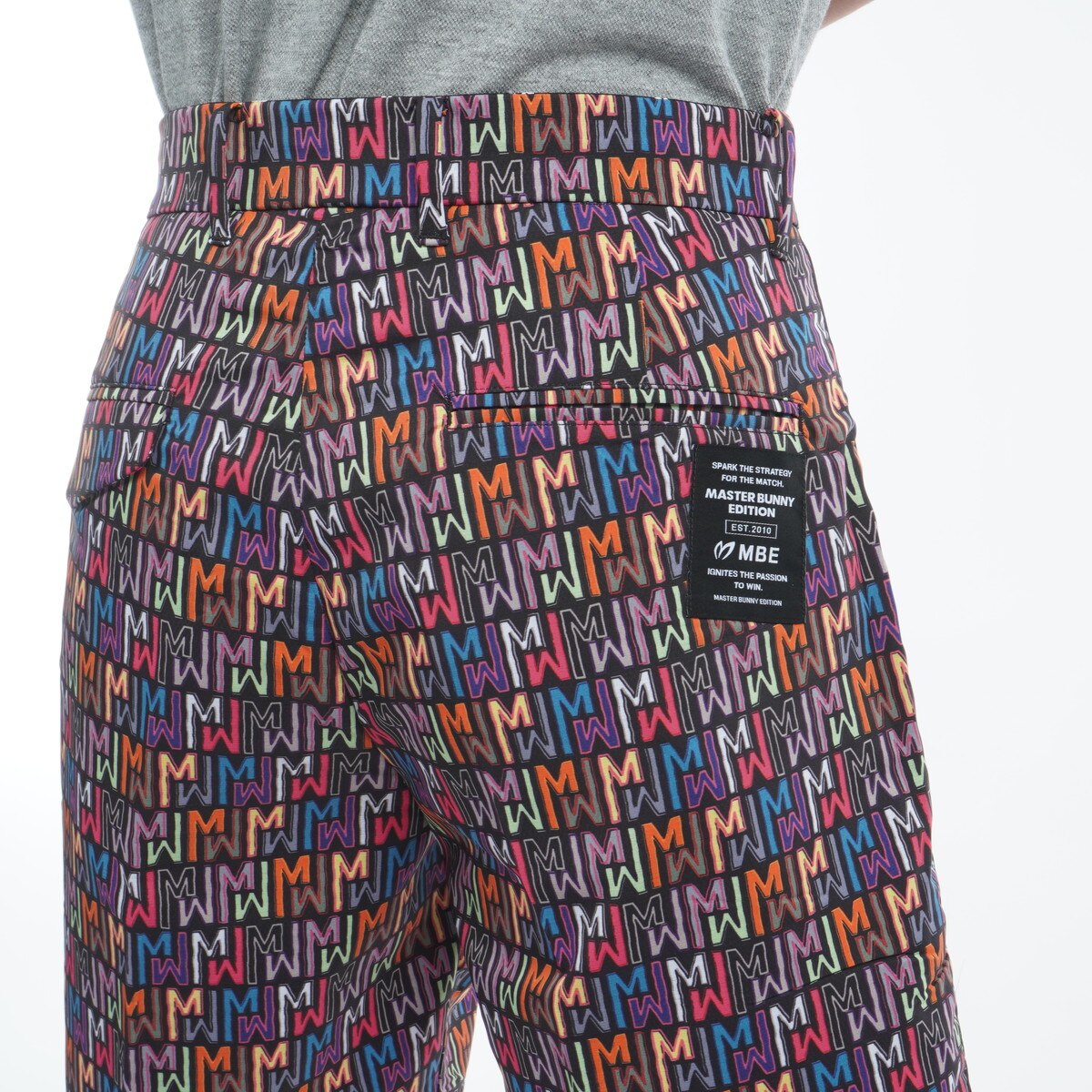 セール・アウトレット】ストレッチジャカード 柄 ショートパンツ