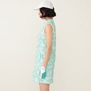 BEAMS GOLF PURPLE LABEL パームツリー ノースリーブ ワンピース  