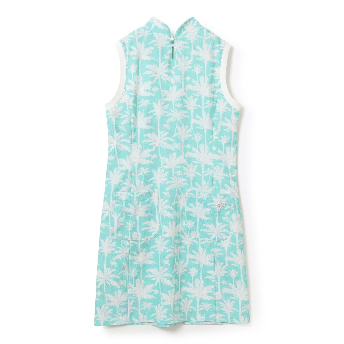 BEAMS GOLF PURPLE LABEL パームツリー ノースリーブ ワンピース