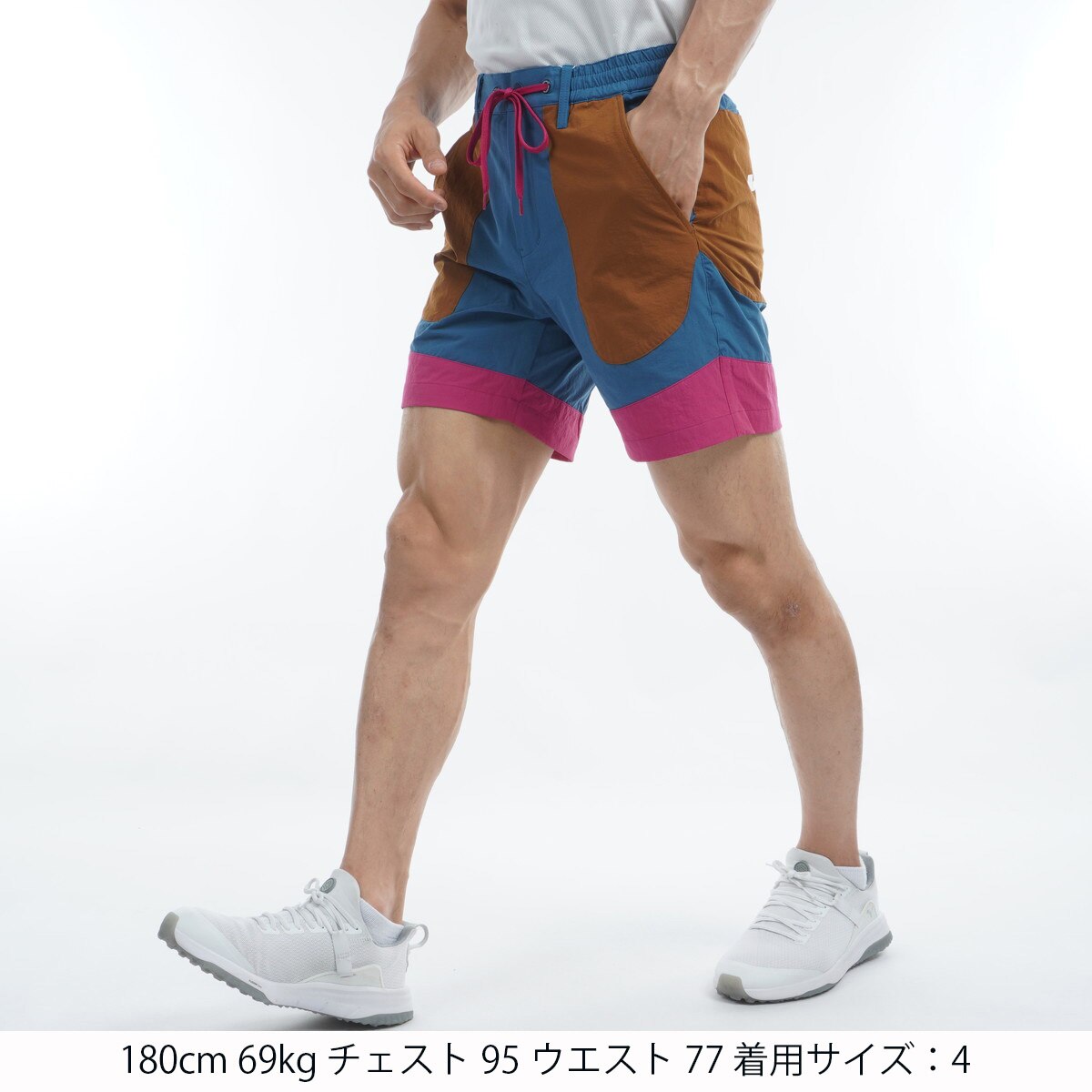 JACK BUNNY!! - 新品◼︎18700円 ジャックバニー ナイロンタフタ パンツ(4)Mサイズ セール・アウトレット】ナイロンタフタ ショートパンツ(ハーフ
