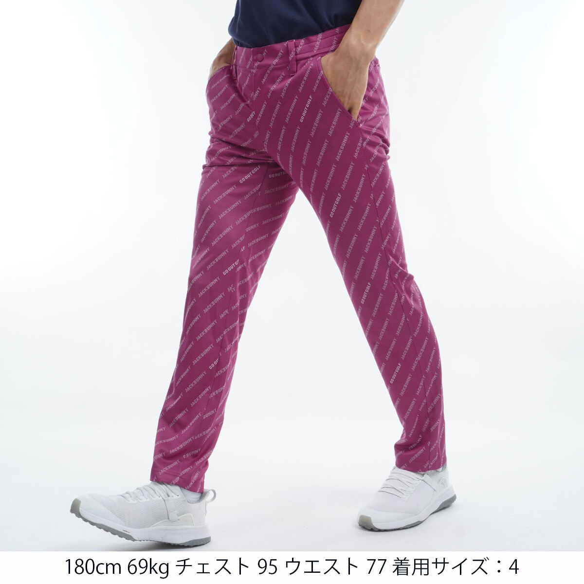 ジャックバニー　レッド暖かいパンツ　サイズ0 ジャックバニー レッド暖かいパンツ サイズ0