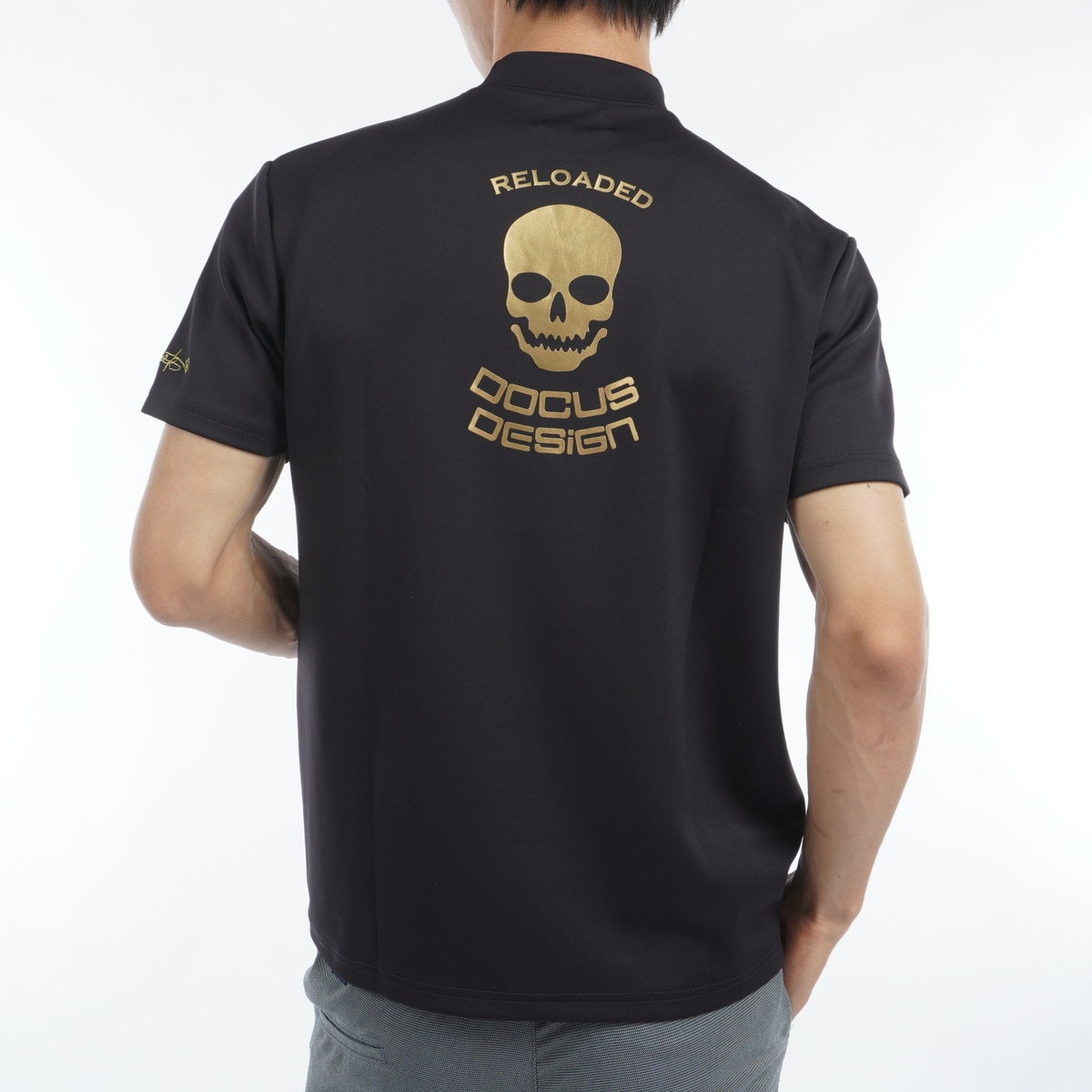 ストレッチ Reloaded モックネック半袖シャツ(半袖シャツ・ポロシャツ