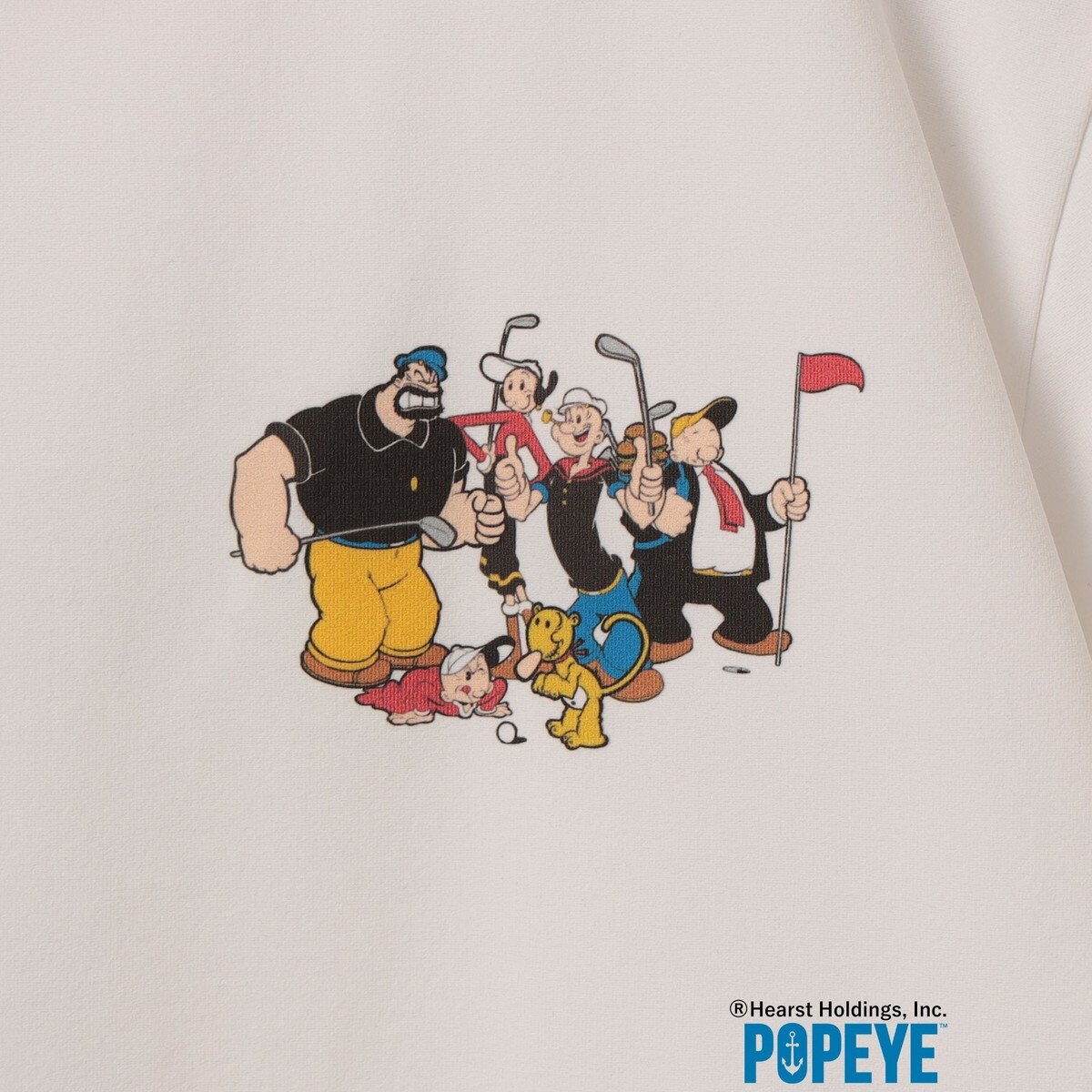 BEAMS GOLF POPEYE(TM)モックネックシャツ レディス(半袖シャツ