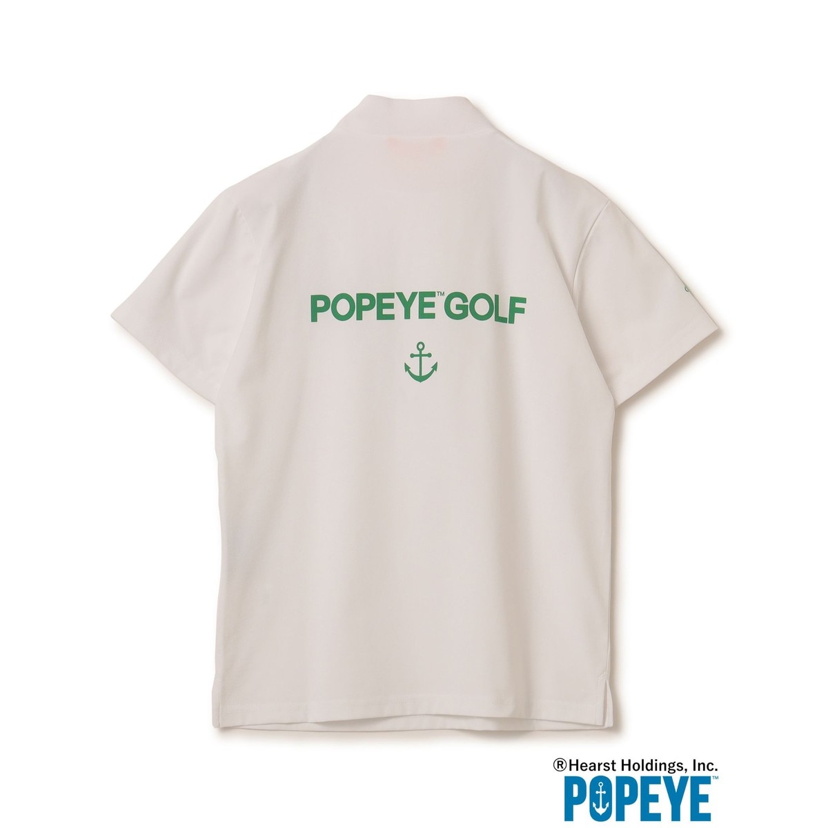 BEAMS GOLF POPEYE(TM)モックネックシャツ レディス(半袖シャツ