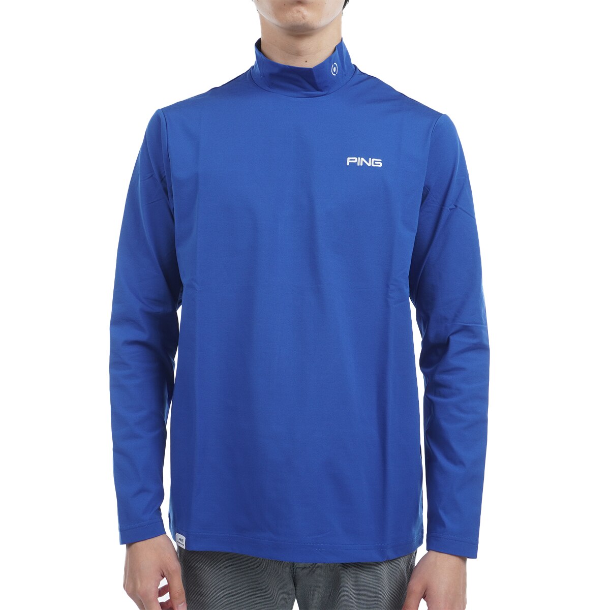 PING - coco 中古 ピン PING メンズ 長袖シャツ XL 青 ハーフジップ 裏あったか素材 PING - coco 中古 ピン PING メンズ 長袖シャツ XL 青 ハーフ