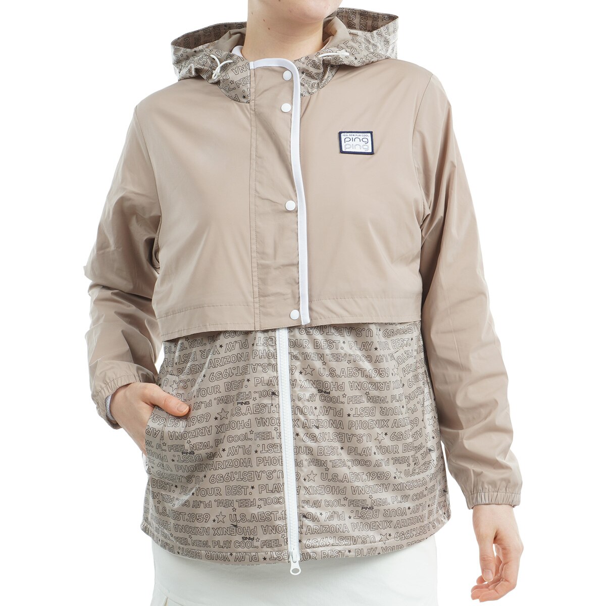 セール・アウトレット】フルジップフーディーブルゾン レディス