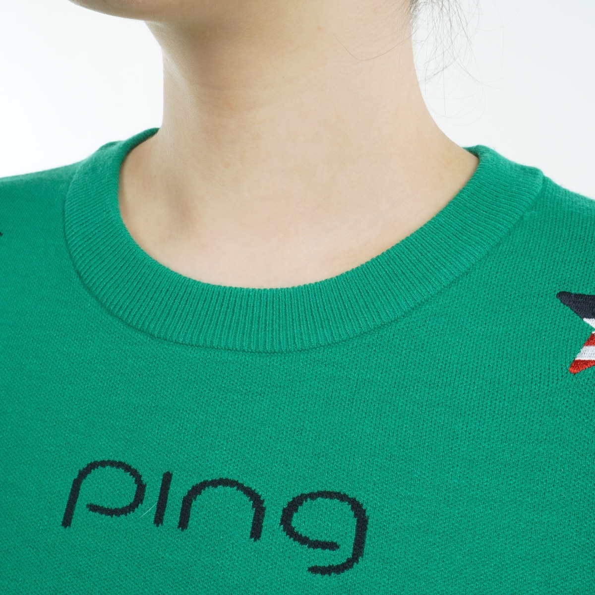 セール・アウトレット】Mr.PING USA クルーネックセーター レディス