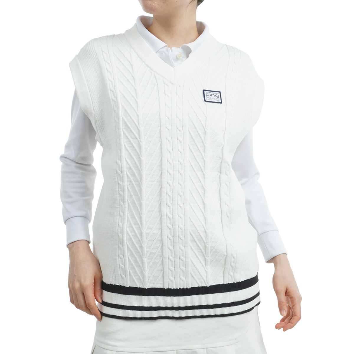 PING - PING❤︎ダウンベスト クーポン】【セール 20%OFF】ビックペンギンニットベスト