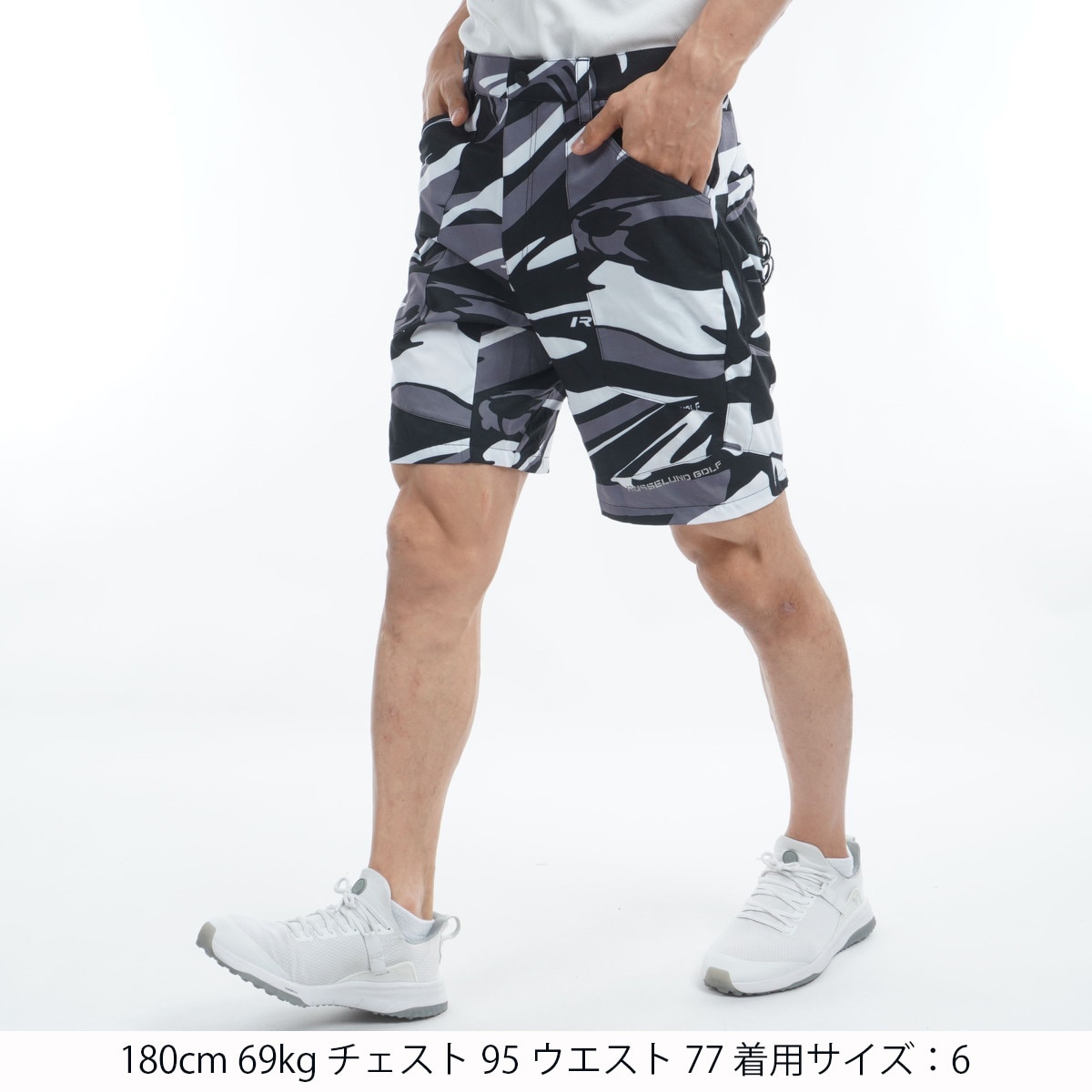 【最終】Russeluno（ラッセルノ）ハーフパンツ　黒サイズ6 Russeluno（ラッセルノ） 【超美品】ラッセルノ ハーフパンツ 黒