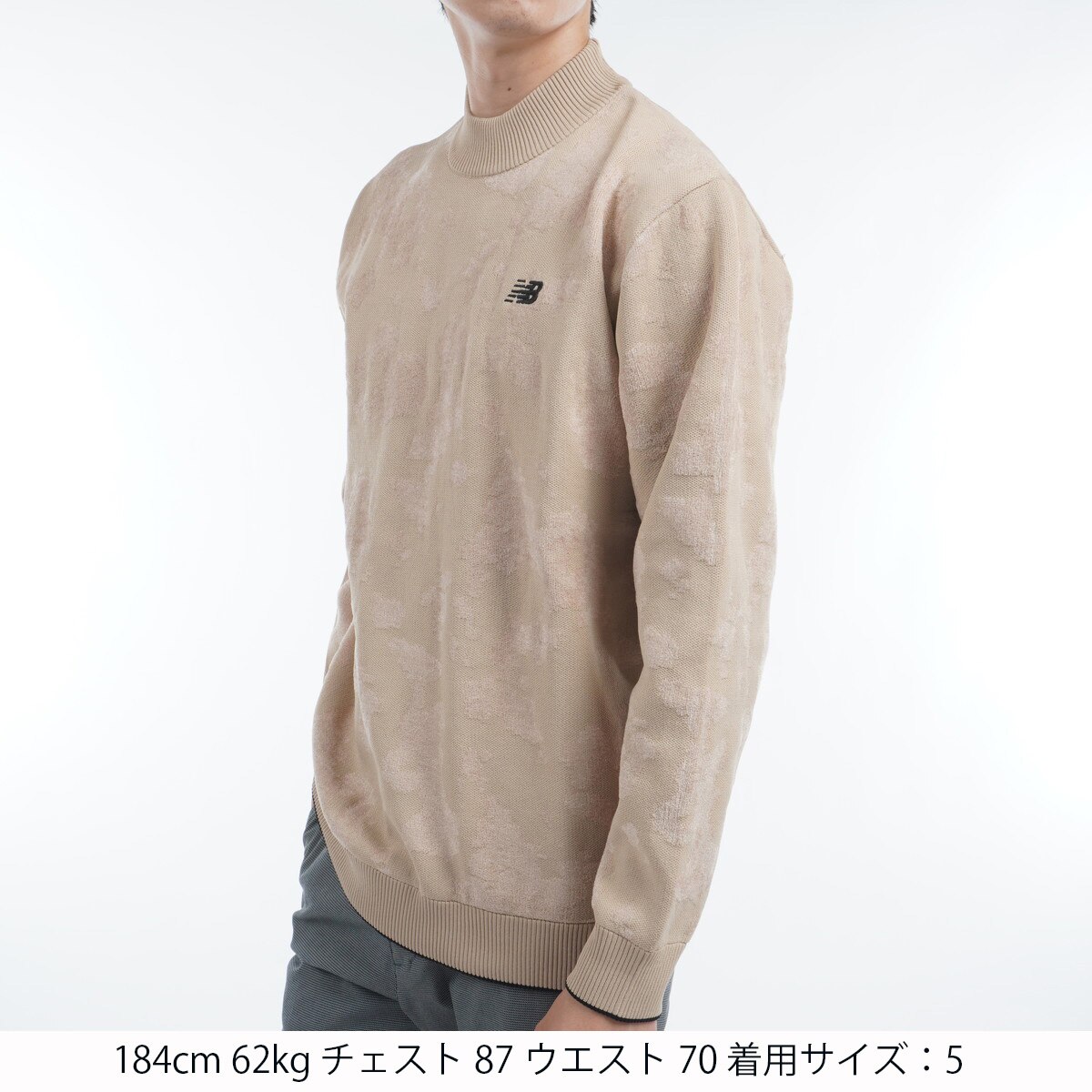 セール・アウトレット】ストレッチ モックネック セーター(中間