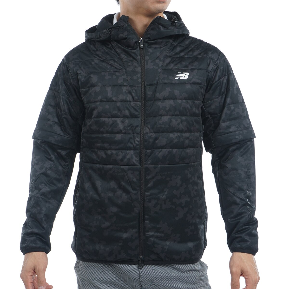 ニューバランスゴルフ フルジップブルゾン ジャケット 黒 6