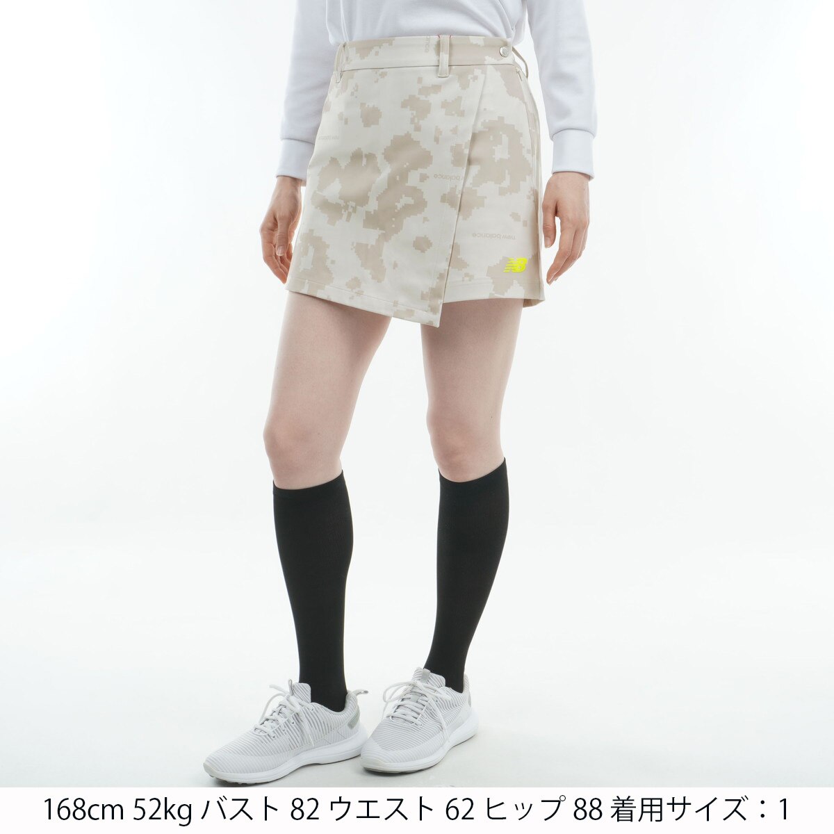 ニューバランスゴルフ NB 一体型ぺチパンツ付き裾ロゴスカート