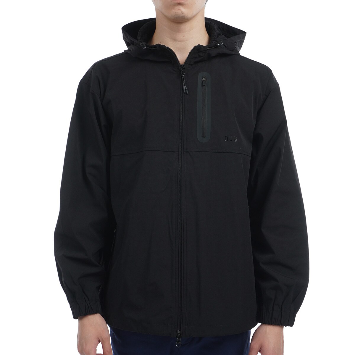 ナノユニバースゴルフ メンズ撥水フルジップブルゾン セール・アウトレット】リップフードブルゾン(アウター(ブルゾン