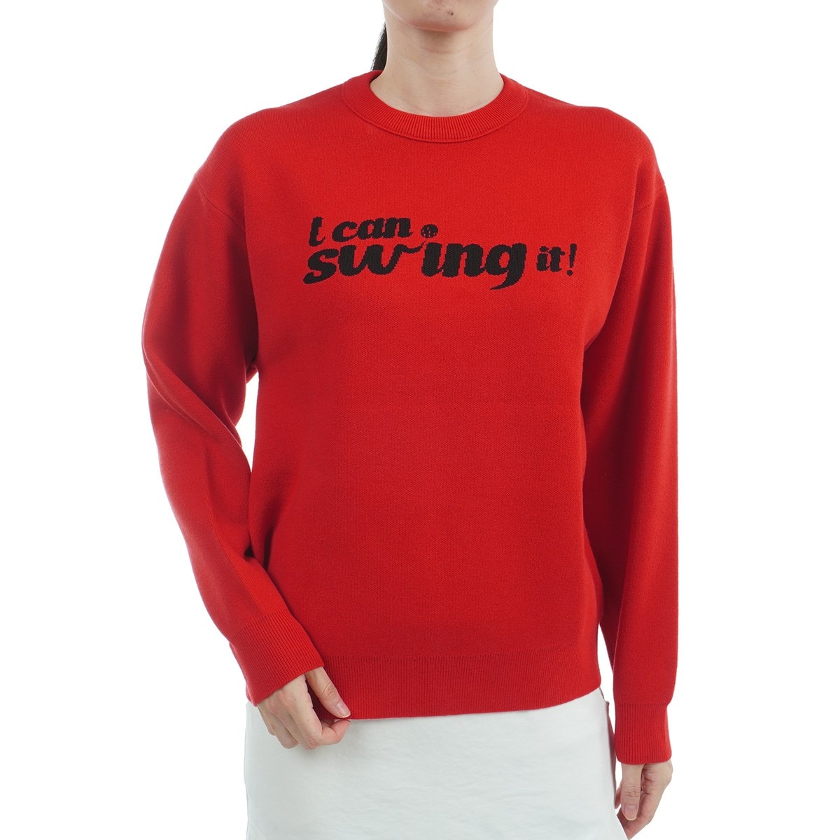 セール・アウトレット】ロゴジャカードセーター レディス(中間着