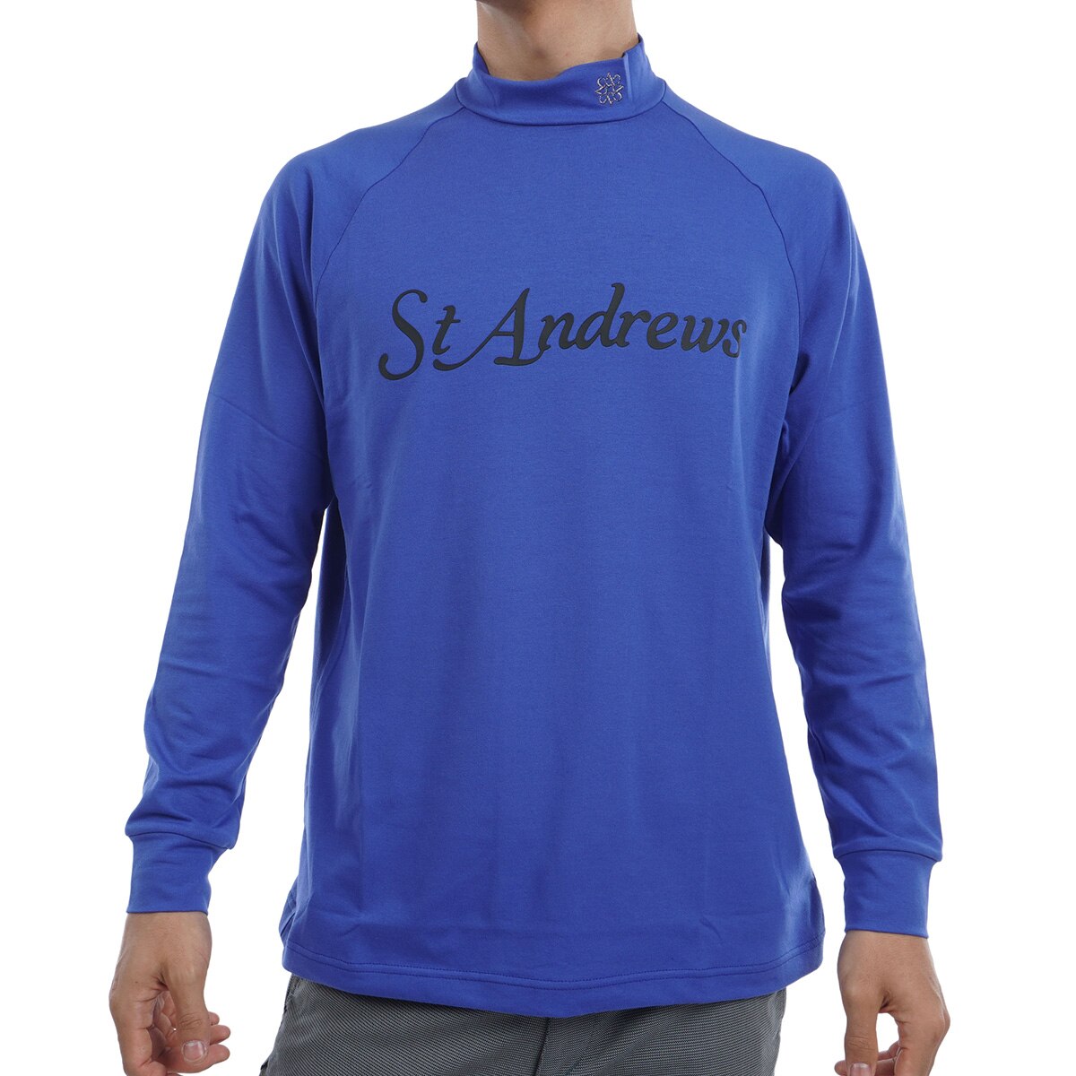 St.Andrews - St Andrews Scotland ゴルフシャツ M 青　未使用に近い St.Andrews - St Andrews Scotland ゴルフシャツ M 青未使用に