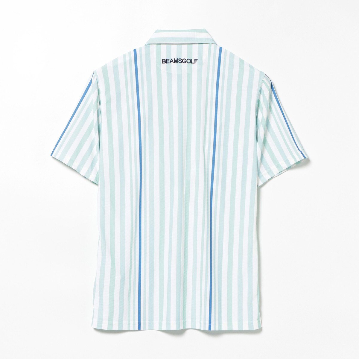 BEAMS GOLF PURPLE LABEL マルチストライプ ポロシャツ(半袖シャツ