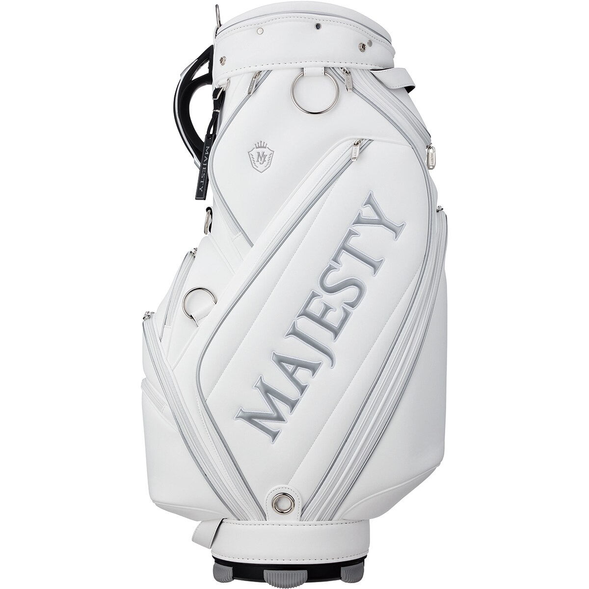 MAJESTY ゴルフキャディバッグ ホワイト　本日値引き終わり ULTRA SMOOTH キャディバッグ(【男性】キャディバッグ)|MAJESTY