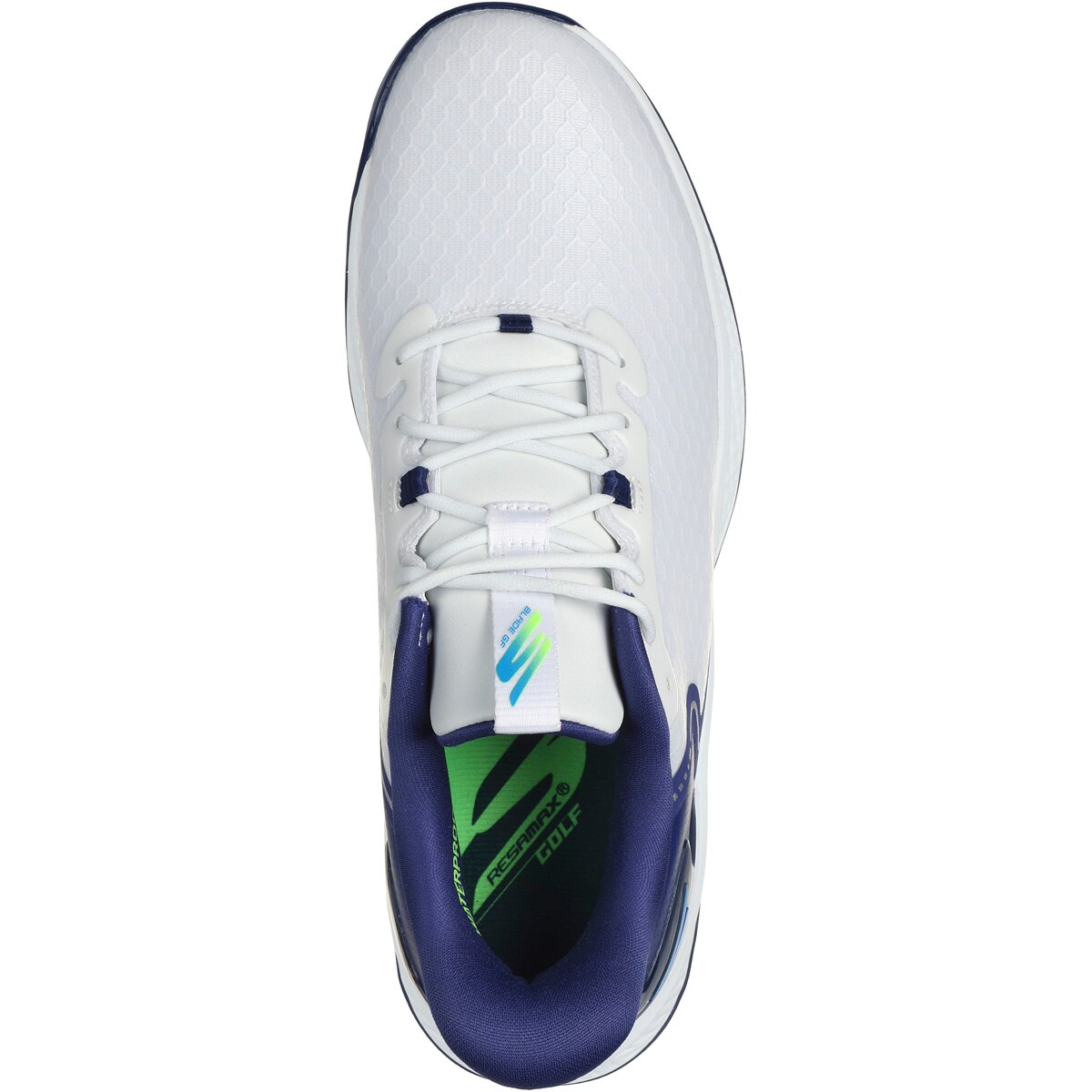 Skechers GO GOLF 防水シューズ ホワイト/マルチカラー SKECHERS スケッチャーズ メンズ ゴルフシューズ スパイクレス