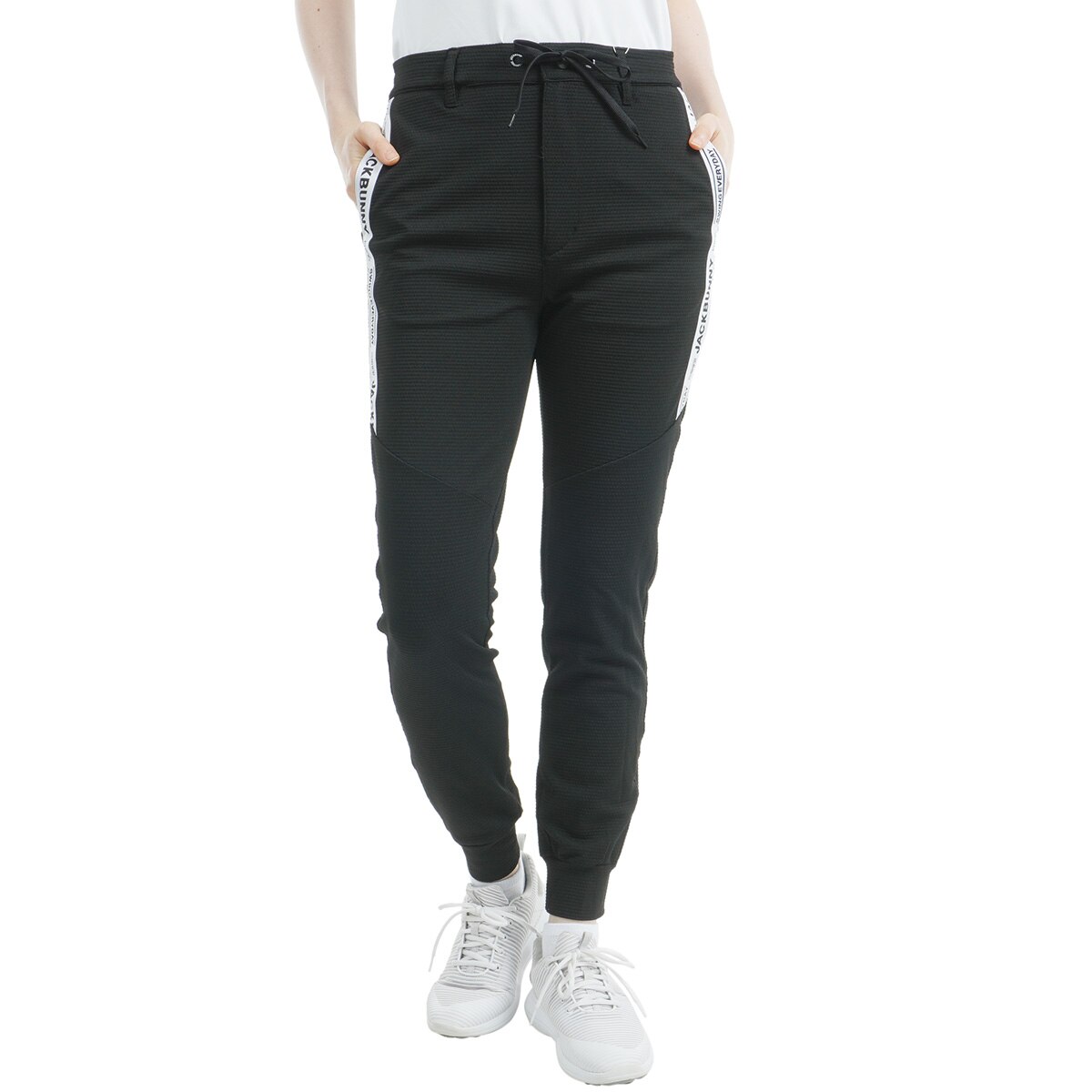 JACK BUNNY ブラック ジョガーパンツ セール・アウトレット】ベアポップコーン ジョガーパンツ レディス