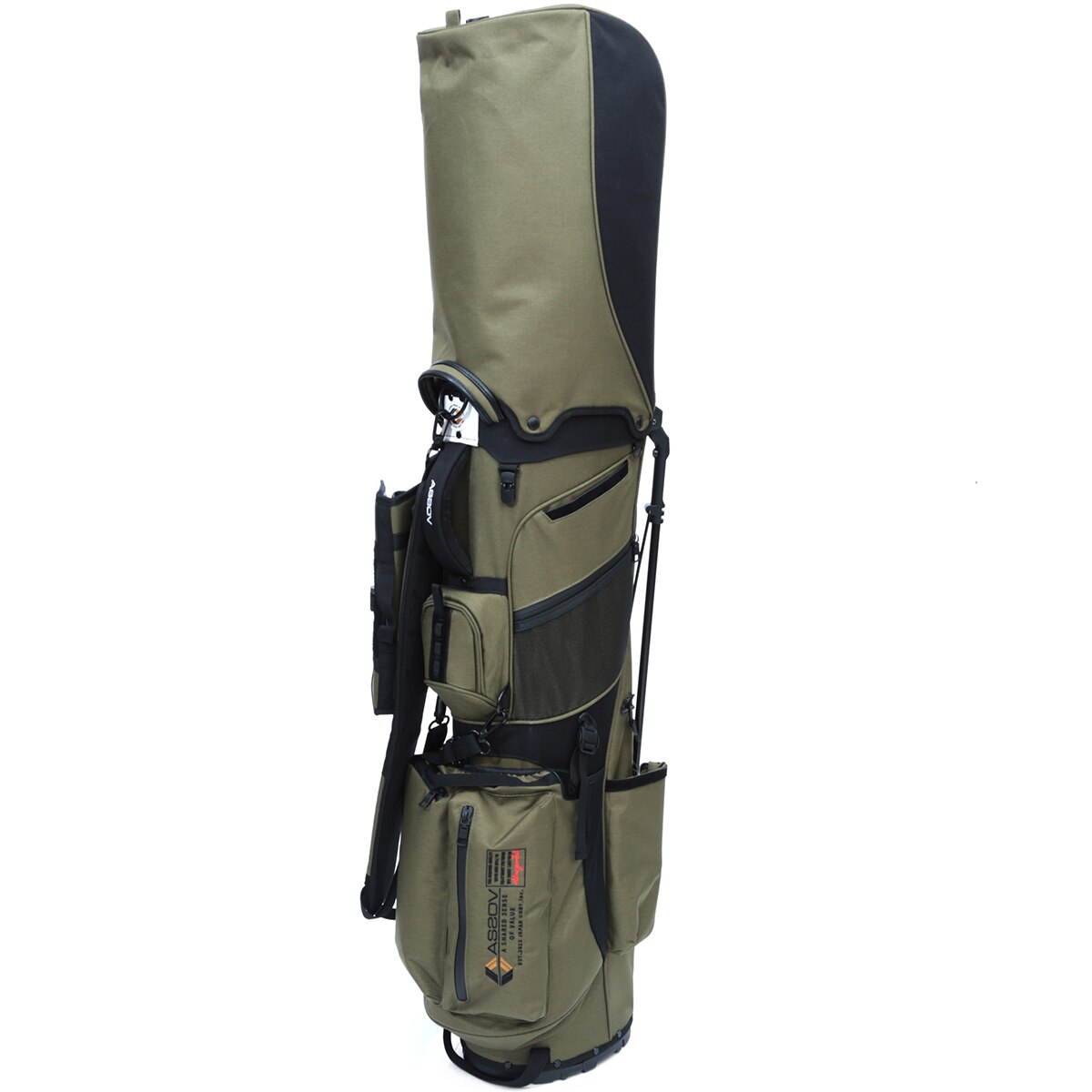 アッソブゴルフ　AS2OV CORDURA FINE TEX キャディバッグ CORDURA FINE TEX スタンドキャディバッグ(【男性】キャディバッグ