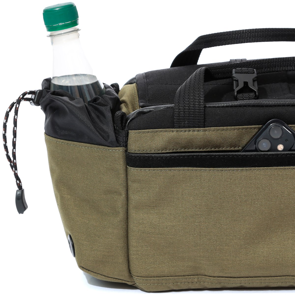 AS2OV Golf Cordura Fine Tex Caddy Bag - Black