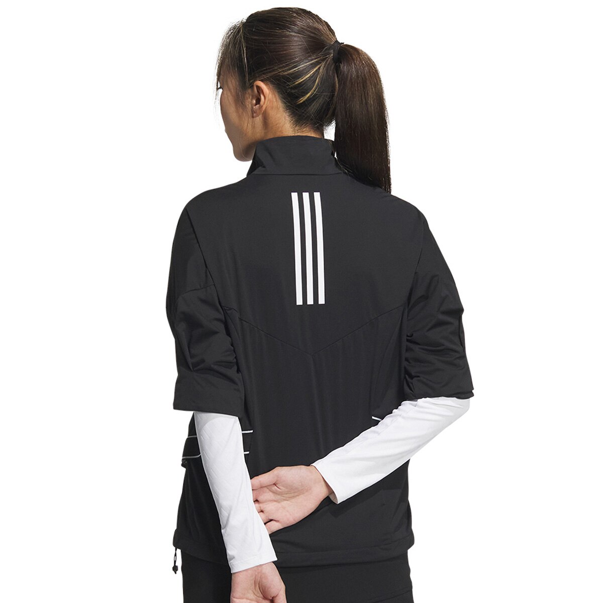 セール・アウトレット】WIND.RDY ハーフジップ半袖ウインドジャケット