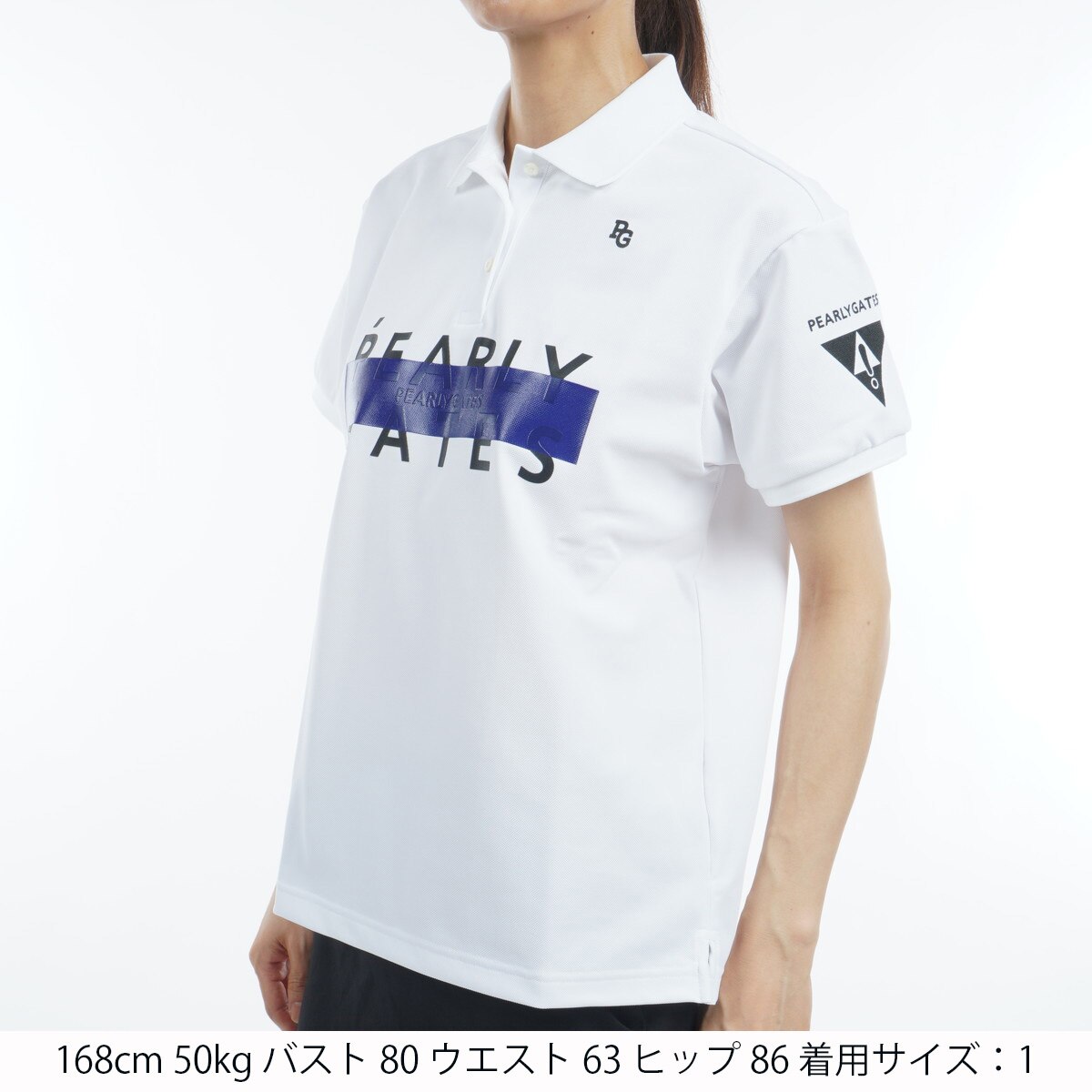 PGG パーリーゲイツ ゴルフ ドライ鹿の子 ストレッチ ポロシャツ ウェア 6 PGG パーリーゲイツ ゴルフ ドライ鹿の子 ストレッチ ポロシャツ